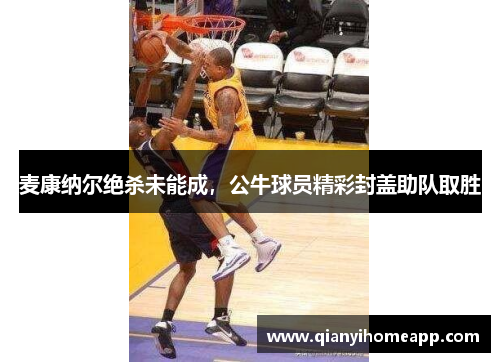 麦康纳尔绝杀未能成，公牛球员精彩封盖助队取胜